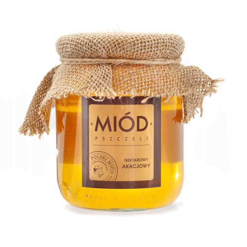 Akacijų medus 0,7 kg susukamas stiklainis
