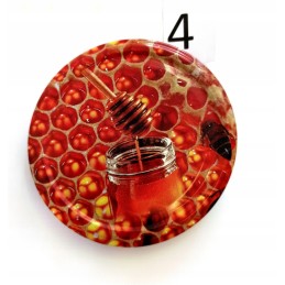 Dangteliai/dangteliai stiklainiams (ø82) medui! 100 vienetų! 6- kabliukai