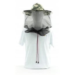 Camo bitininkystės kepurė su tinkleliu nugaroje - plikas