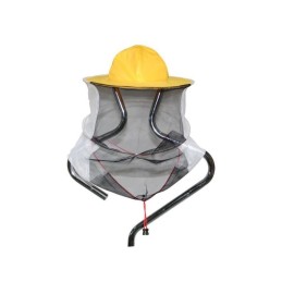 Medvilninė bitininkystės kepurė su tinkleliu gale