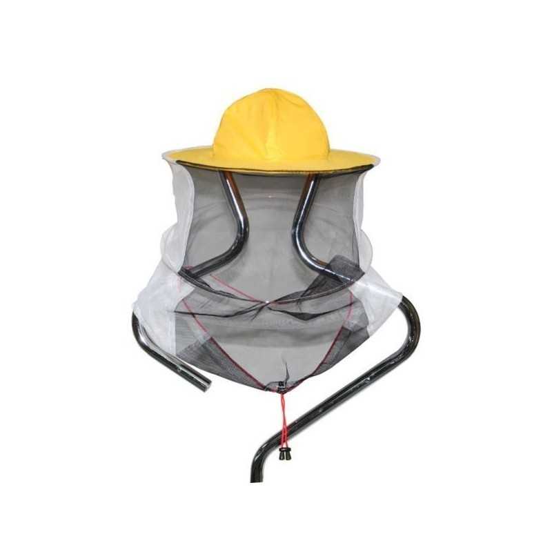 Medvilninė bitininkystės kepurė su tinkleliu gale