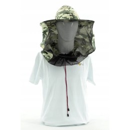 Camo bitininkystės kepurė su drobe nugara 6039