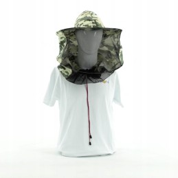 Camo bitininkystės kepurė su drobe nugara