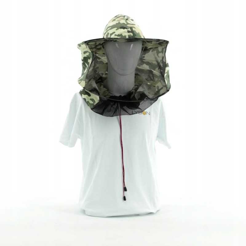 Camo bitininkystės kepurė su drobe nugara