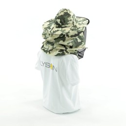 Camo bitininkystės kepurė su drobe nugara