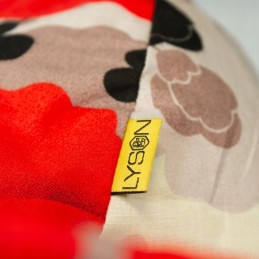 Bitininkystės kepurė su gėlėmis (medvilnė + drobė)