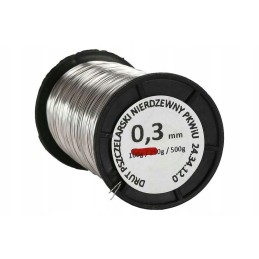 Bitininkystės viela nerūdijantis plienas 0 3 mm 500 g