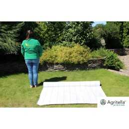 ✨Labai stora balta agrotekstilė akmenims, 1,1 m/metre, 100g agritella premium