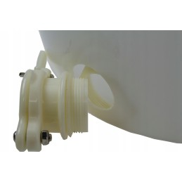 plastikinis skaidrintuvas su dangteliu medui 33l + išleidimo vožtuvas + 10 dovanų