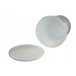 plastikinis skaidrintuvas su dangteliu medui 33l + išleidimo vožtuvas + 10 dovanų