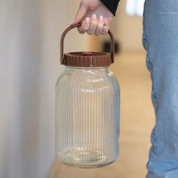 Stiklinis indas marinavimo fermentacijai, 5l, vynui, marinavimo produktams