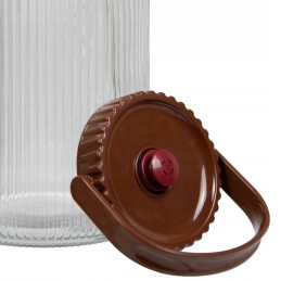 Stiklinis indas marinavimo fermentacijai, 5l, vynui, marinavimo produktams