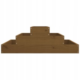Vidaxl Planter Honey Brown 80x80x27 cm Solid Pine Wood