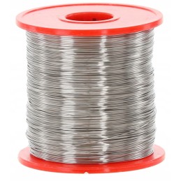 Nerūdijančio plieno bitininkystės viela 0,4/500 gramų laidų apvijų rėmams