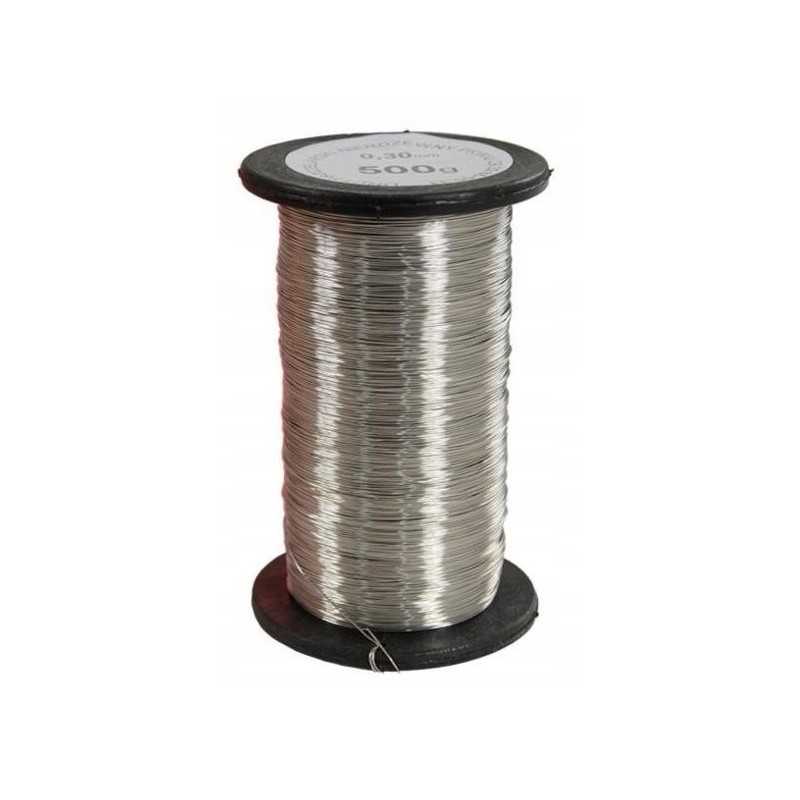 viela rėmams 0,3mm - 500g, nerūdijanti ir atspari rūgštims