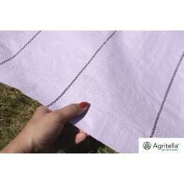 ✨Labai stora balta agrotekstilė akmenims, 1,1 m/metre, 100g agritella premium