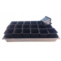 Production pots for nursery seedlings hard 9x9 strong 9cm p9 1000