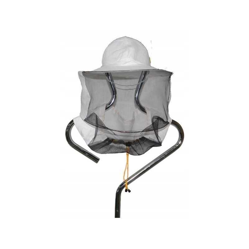 Lininė bitininkystės kepurė tinkleline nugara