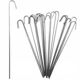 Metaliniai smeigtukai įvairių tipų agrotekstilei, agrotekstilei ir geotekstilei tvirtinti prie žemės, taip pat smeigtukai kurmių