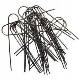 Metaliniai smeigtukai įvairių tipų agrotekstilei, agrotekstilei ir geotekstilei tvirtinti prie žemės, taip pat smeigtukai kurmių