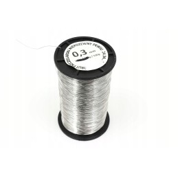 Nerūdijančio plieno viela bičių rėmams 0,3 mm - 500g