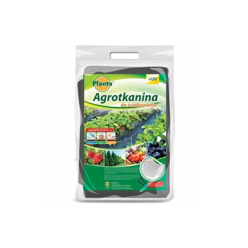 Agrotekstilės mulčiavimas augalas nuo piktžolių, juodas, 160x500 cm, 50 g/m²