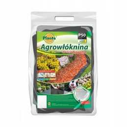 Agrotekstilės mulčiavimas augalas nuo piktžolių, juodas, 160x500 cm, 50 g/m²