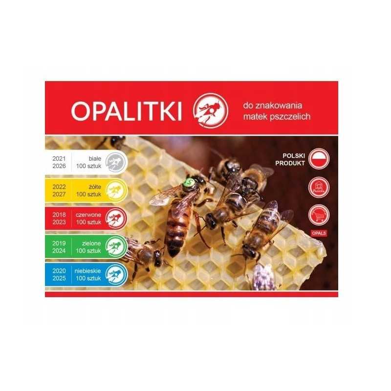 Opalitai bičių motinėlėms žymėti: