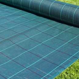 Stipri žalia agrotekstilė nuo piktžolių, lenkiška, 105 cm x 1 metras, 100 g/m² smeigtukai