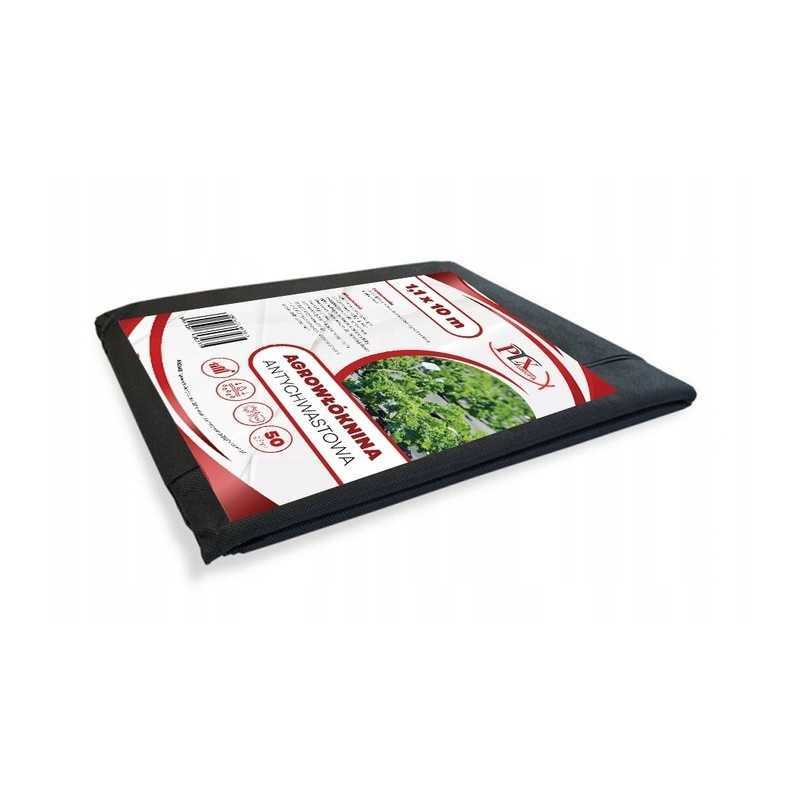 Juoda nuo piktžolių agrotekstilė 1,1x 10m 50gr/m2 plx