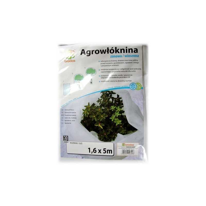 Balta agrotekstilė, pavasario-žiemos storis 30, 1,6x10m