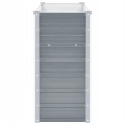 Cinkots pacelts puķu pods 160x40x77 izturīgs, stabils, izturīgs pelēks