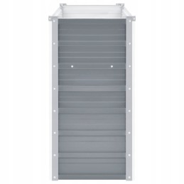 Cinkots pacelts puķu pods 160x40x77 izturīgs, stabils, izturīgs pelēks