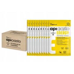 Apifood Energy bičių tešla 10 vnt x 1kg apifood dėžutė