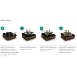 Mini dual-agro rulonas rudas ir juodas 80cm x 5m