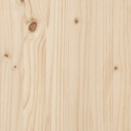 Vidaxl Planter, 80x80x27 cm, Solid Pine Wood