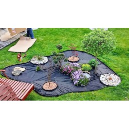 Agrotekstilė nuo piktžolių juoda 1,6 x 10m 50g/m²