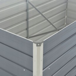 Pacelts puķupods no cinkota tērauda 160x40x