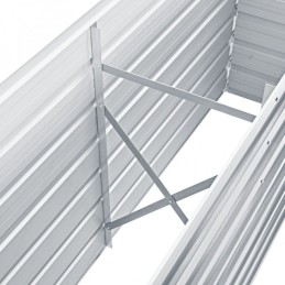 Pacelts puķupods no cinkota tērauda 160x40x