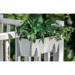 Sahara 40 balcony box with base - anthracite