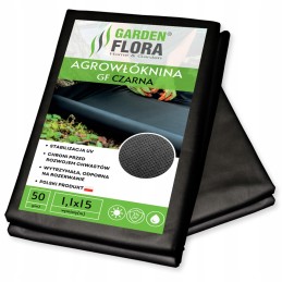 Agro neaustinė medžiaga agro gf black uv p-50 1,1 m x 15 m