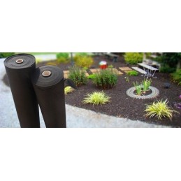 Juoda agrotekstilė piktžolėms 1,1x15m agrotekstilė nuo piktžolių 50g