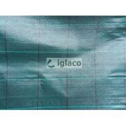 Žalia agrotekstilė piktžolėms 100g/m2 - 0,8 x 1 m storio ir kieta