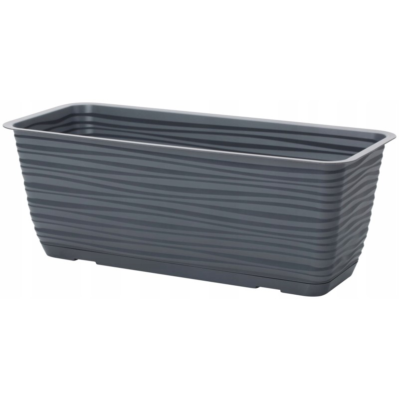 Sahara 40 balcony box with base - anthracite