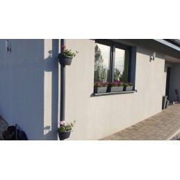 Sahara 40 balkono dėžė su stovu - antracitas