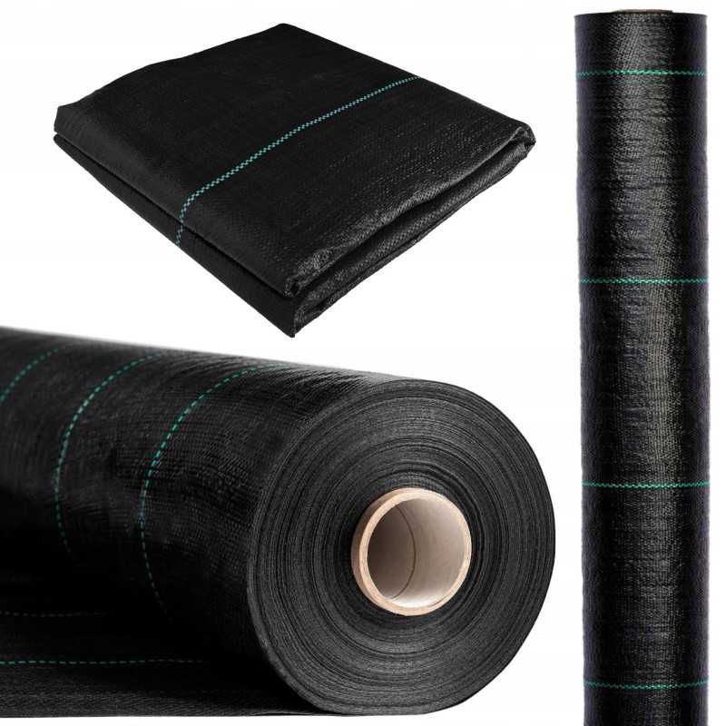 Agrotekstilė / agrotekstilė piktžolėms, kilimėlis nuo piktžolių 1,1 x 10 metrų 70g juodas