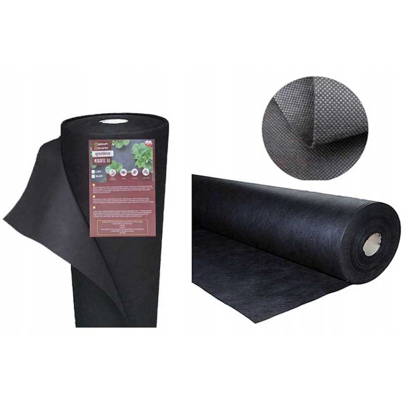 Agrotekstilė Agrotekstilė 160 cm 100 gr/m2 storio tvirtas kilimėlis nuo piktžolių