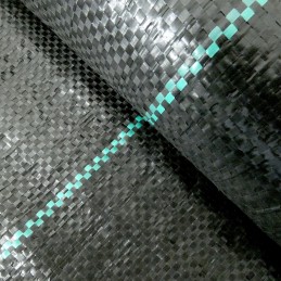Agrotekstilės kilimėlis nuo piktžolių 1,6 m x 10 m 70 g juodos agrotekstilės