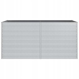 Raised bed planter, 160x80x77cm, galvanized steel