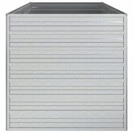 Raised bed planter, 160x80x77cm, galvanized steel